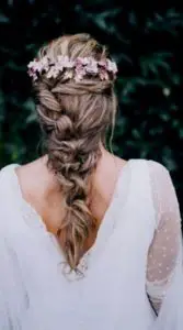 wedding hairstyle with braids
