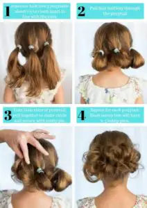 Cute hairstyle for little girls