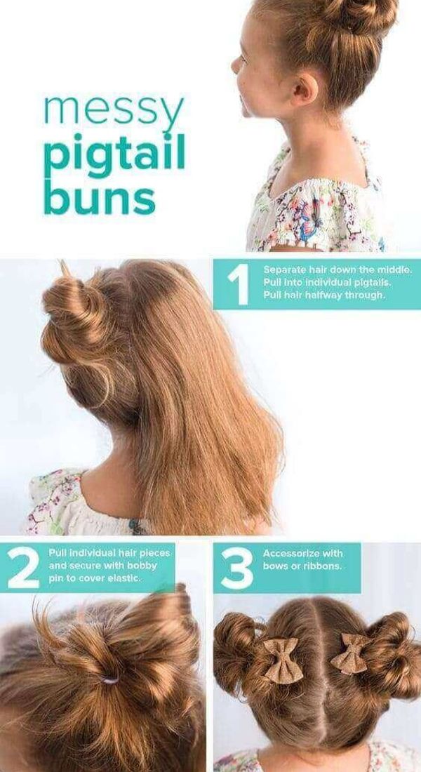 easy little girl hairstyles step by step
