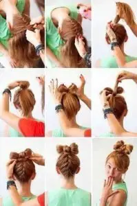 How to make easy hairstyles for school?